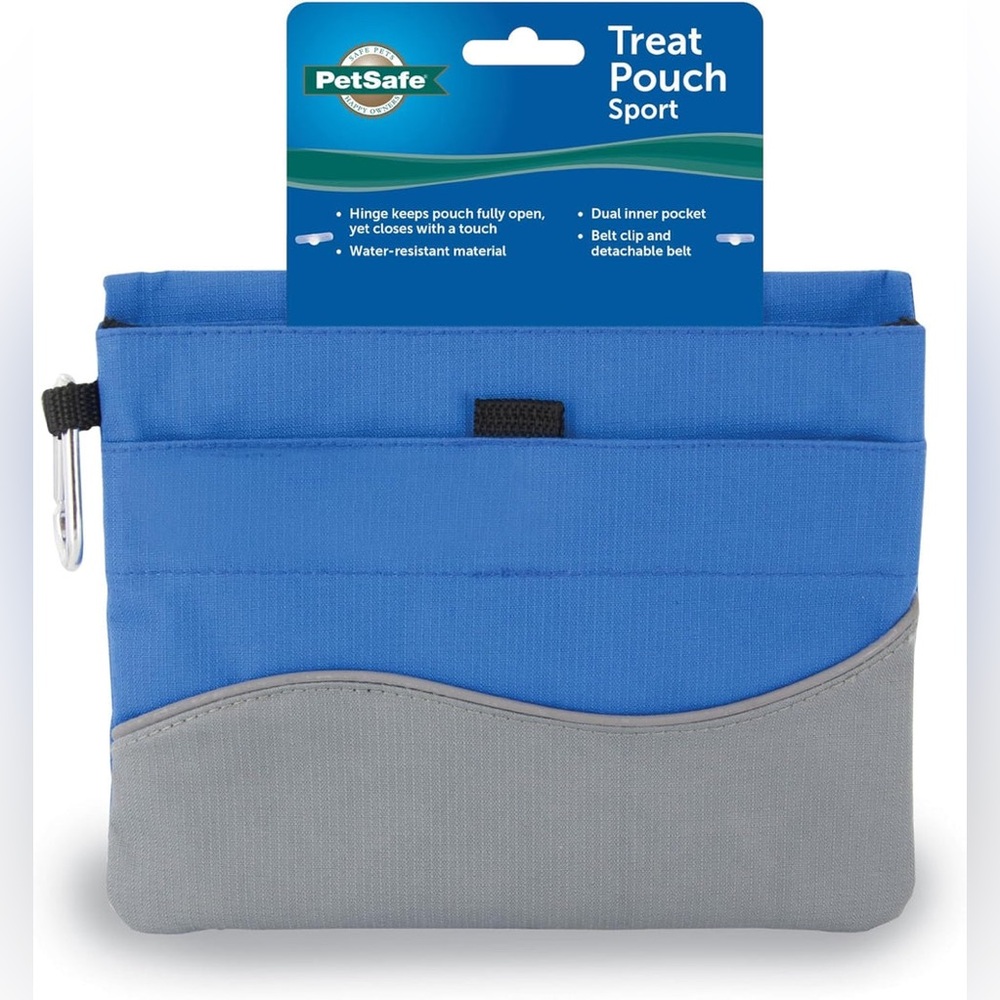 PetSafe Blue Gray Treat Pouch Sport For Dogs